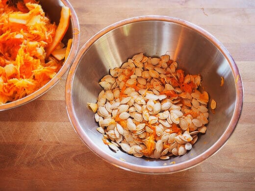 Remove as much pulp as possible from your seeds