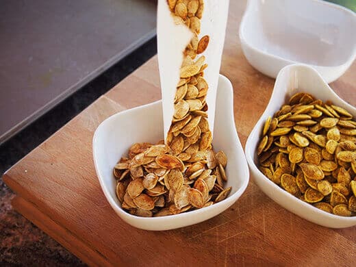 Toasted pumpkin seeds