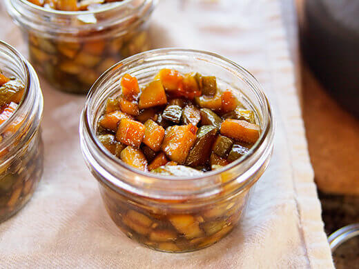 Seasonal feijoa-ginger preserves