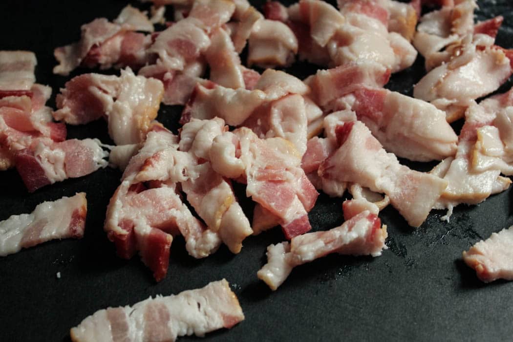 warm-spinach-salad-with-bacon-vinaigrette-and-a-fried-egg-step-1