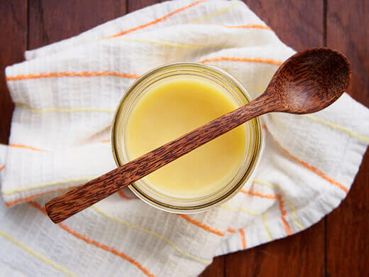 Homemade wood butter