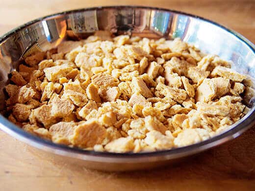 Crushed honey graham crackers
