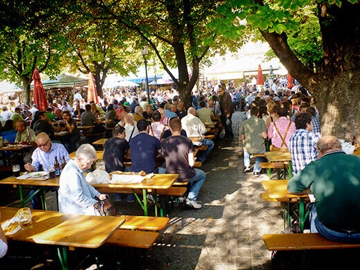 Beer garden