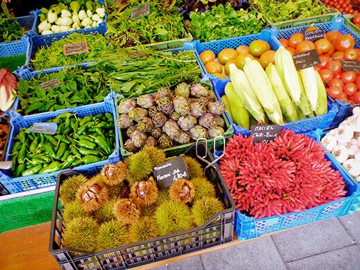 Artichokes and peppers