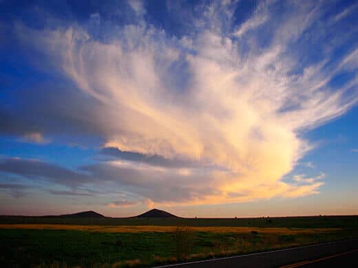 Late summer storm clouds