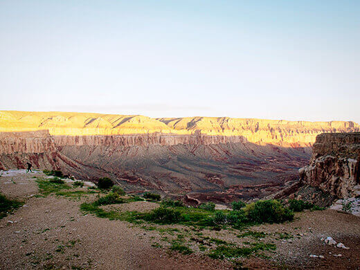 Sunrise in the canyon