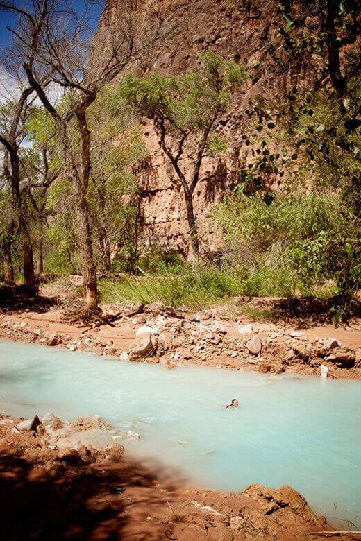 Turquoise stream