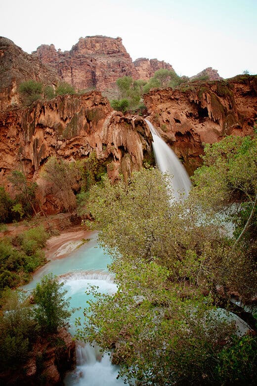 Havasu Falls at sunrise