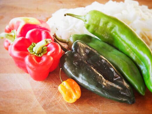 Sweet and hot peppers
