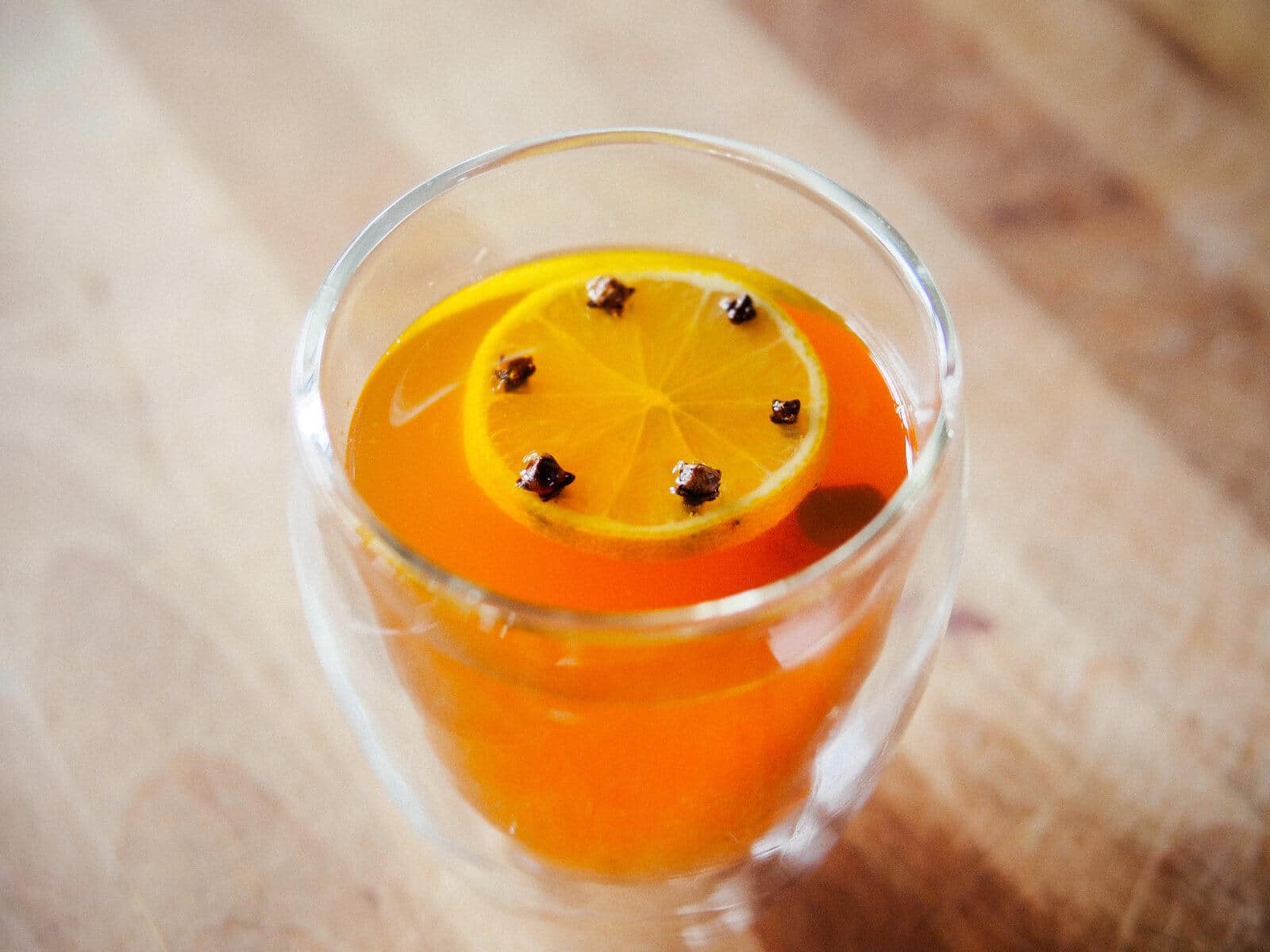 Honey hot toddy recipe spiked with cinnamon and clove