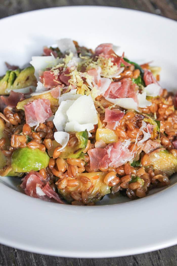 Farro-risotto-with-prosciutto-parmesan-and-brussels-sprouts-10