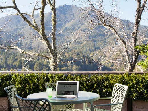 My "office" for the week