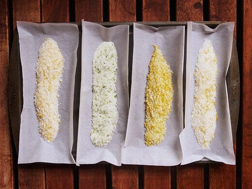 An array of citrus salts