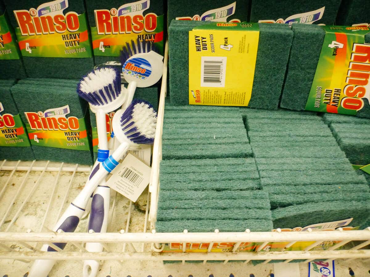 Scrubbers and sponges