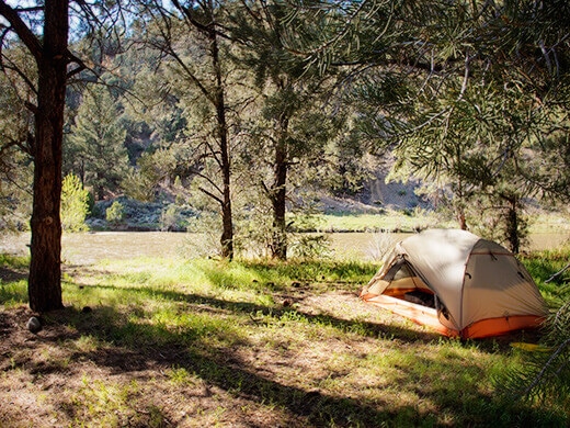 Riverfront accommodations
