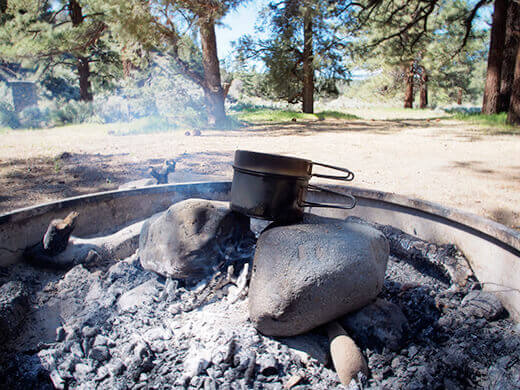 Makeshift stove