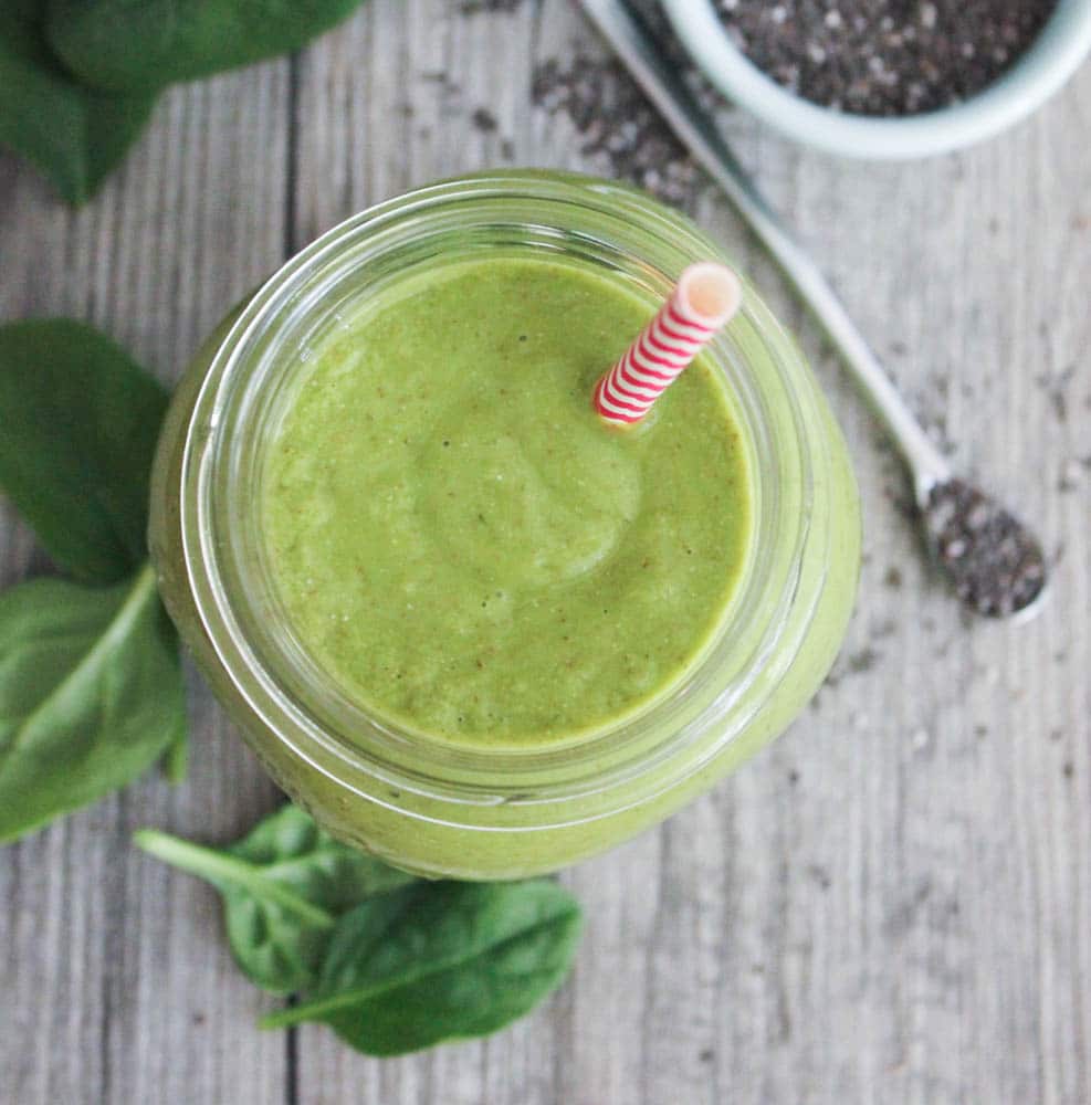 Vegan Tropical Green Smoothie