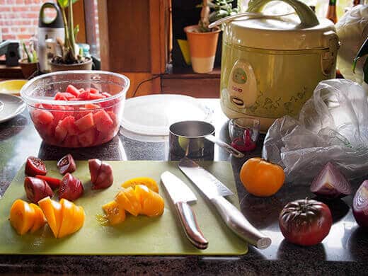 Countertop prep