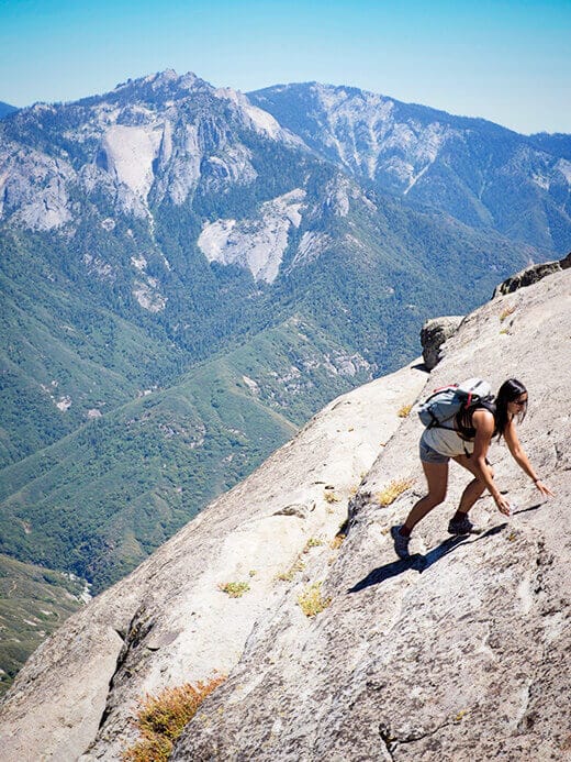The Klettersack overlooking the Great Western Divide