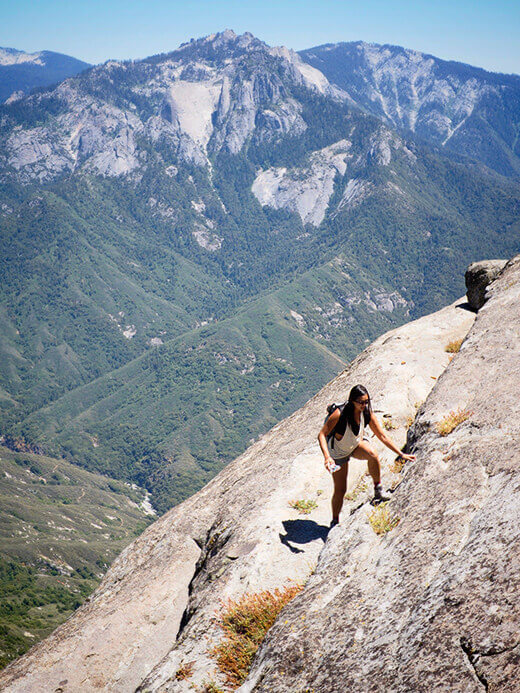 Hiking Moro Rock