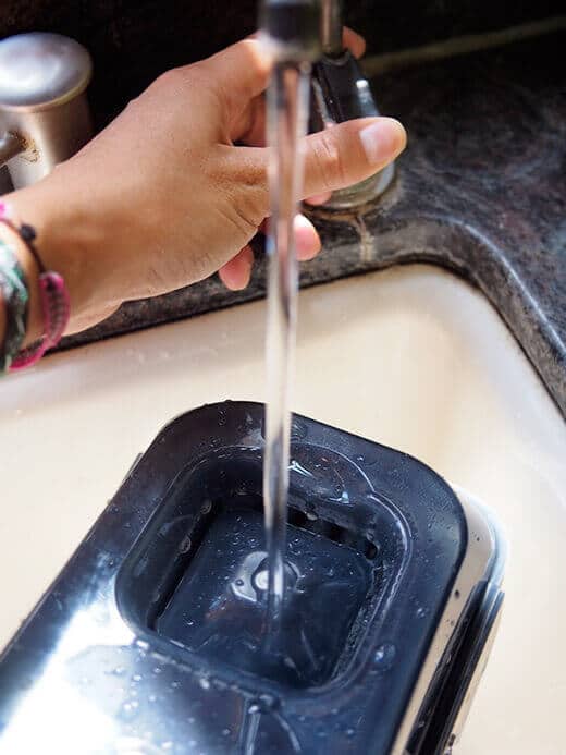 Refilling the Relay pitcher