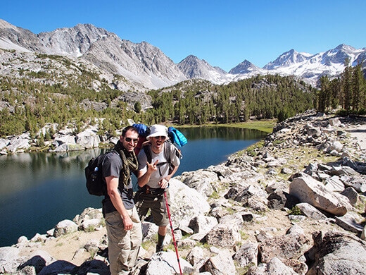 Hiking in Little Lakes Valley