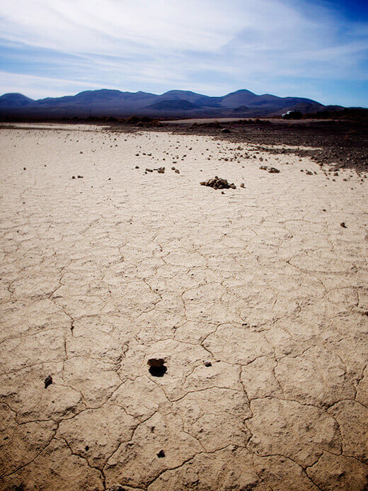 Ancient lake bed