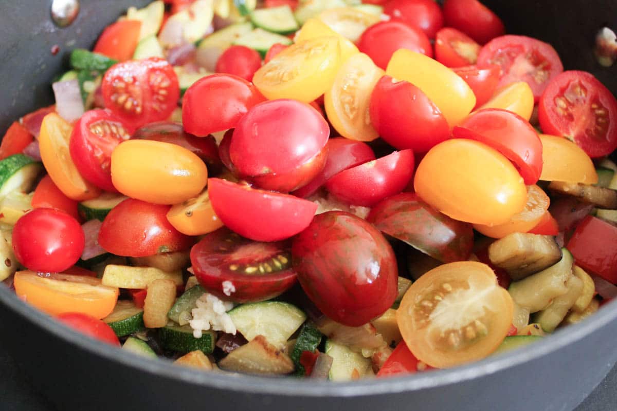 Ratatouille-Tartines-with-burrata-and-honey-balsamic-drizzle-step-5