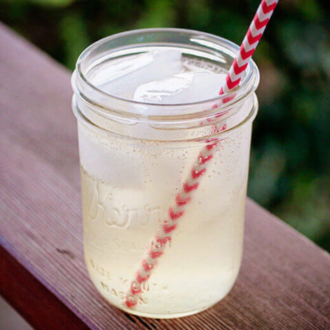 Fresh lemongrass-ginger ale