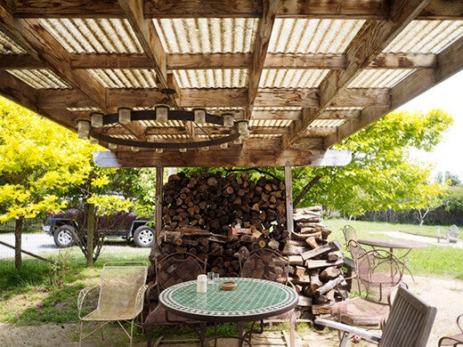 Outdoor dining room