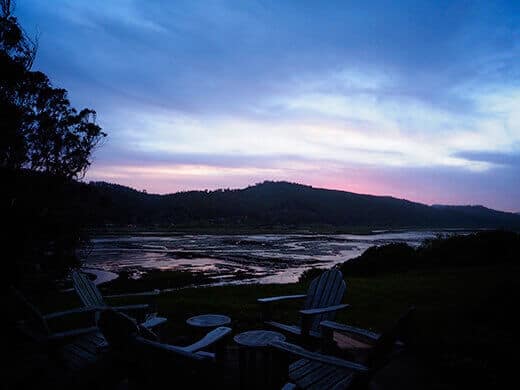 Sunset in Tomales Bay