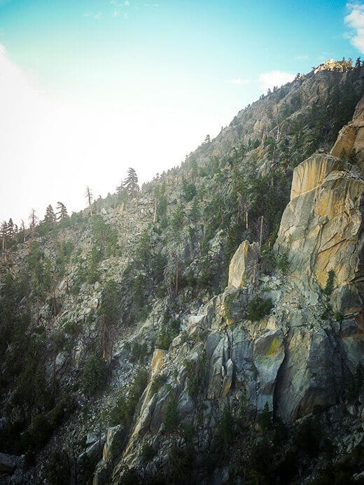 The dramatic rise of Mount San Jacinto