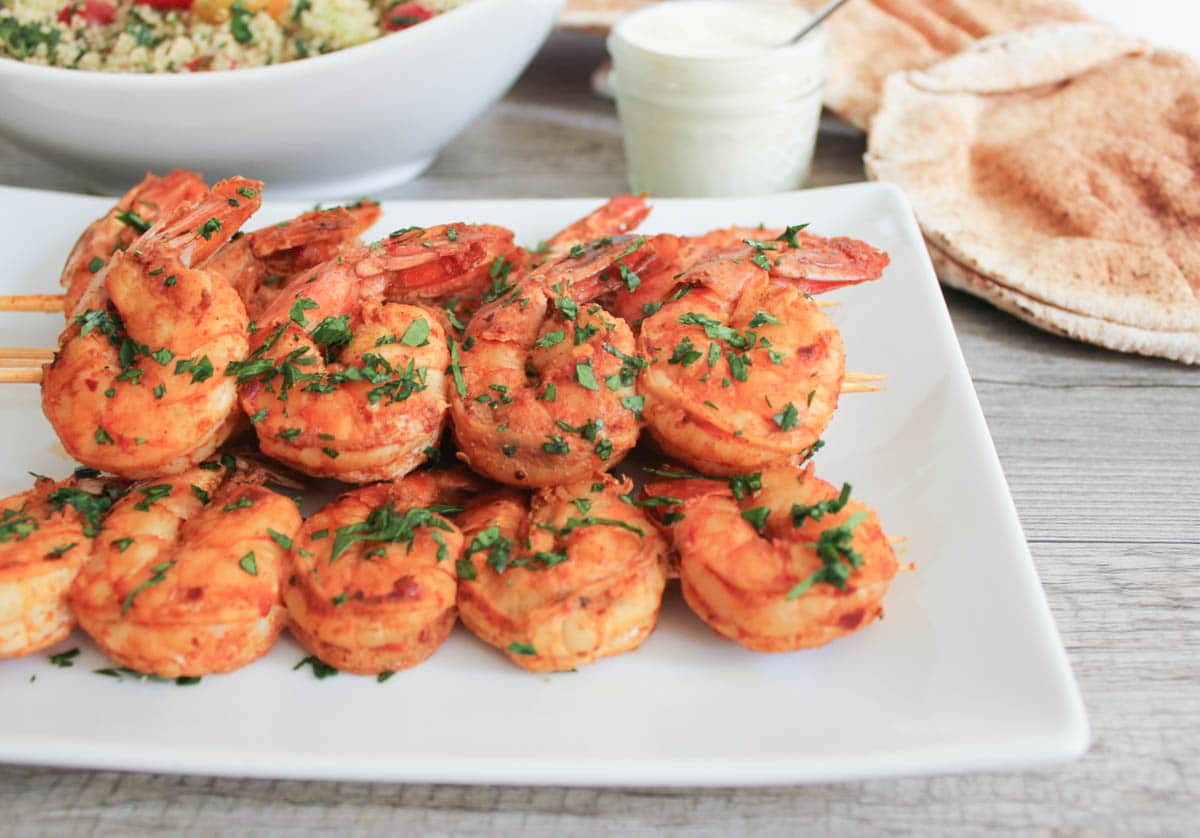 Smoky-Paprika-Grilled-Shrimp-with-Quinoa-Tabbouleh-and-Yogurt-Sauce-9