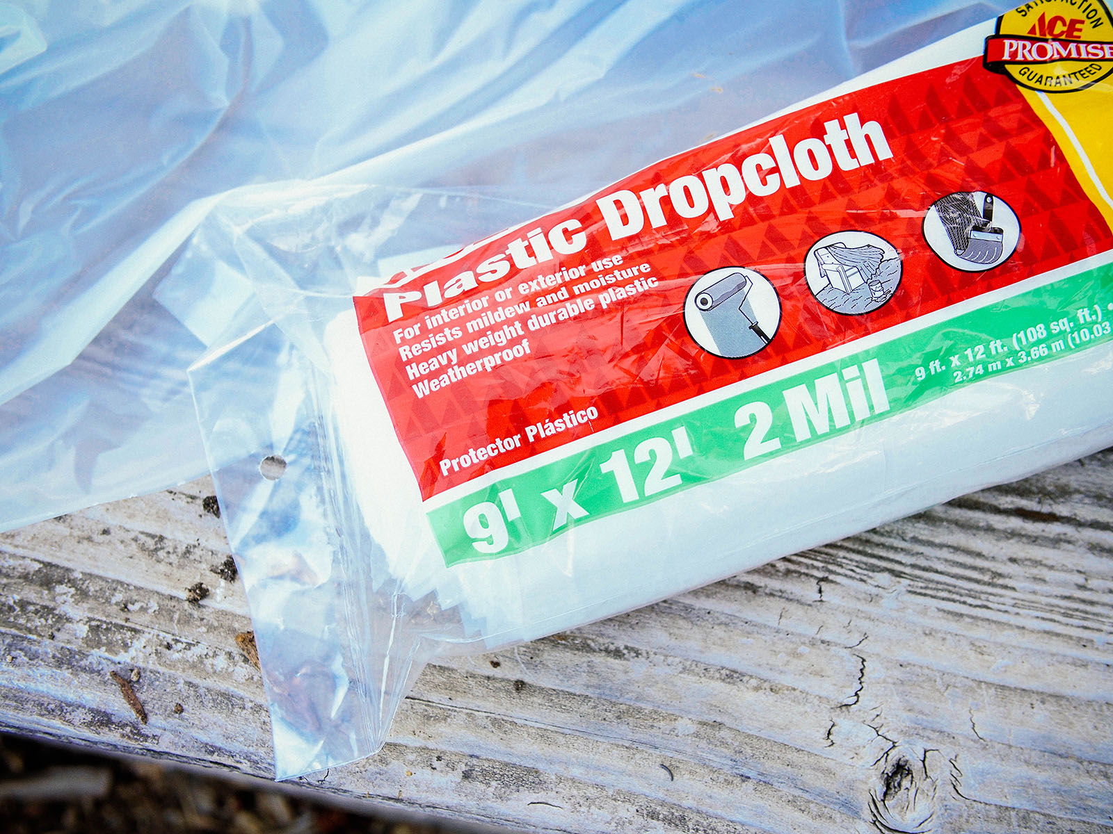 2 mm plastic dropcloth