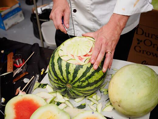 Watermelon carving
