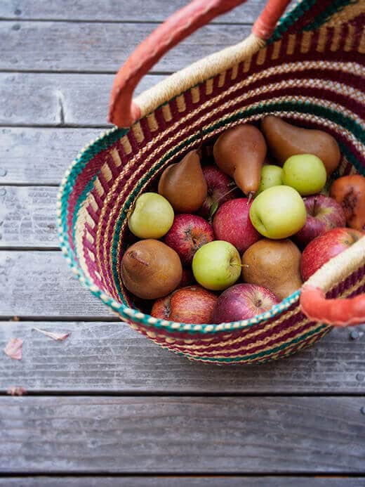Apple and pear harvest