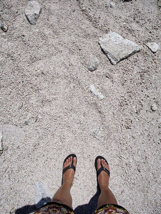 White sand that's not sand