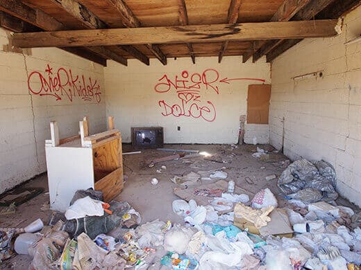 Abandoned home