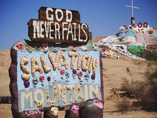 Entrance to Salvation Mountain