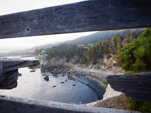 A peek at the beach