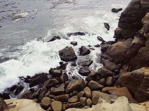 Sandstone shoreline