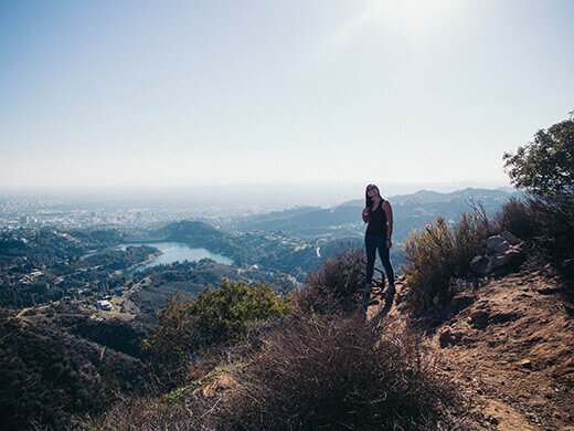 Looking over Hollywood