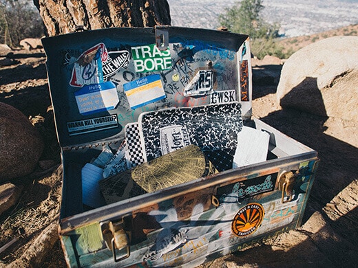 Metal box on Burbank Peak
