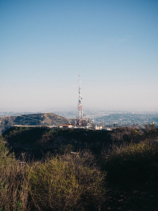 Mount Lee radio tower