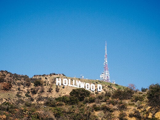 The new Hollywood Sign
