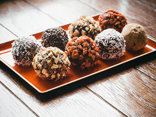 Sweet potato truffles