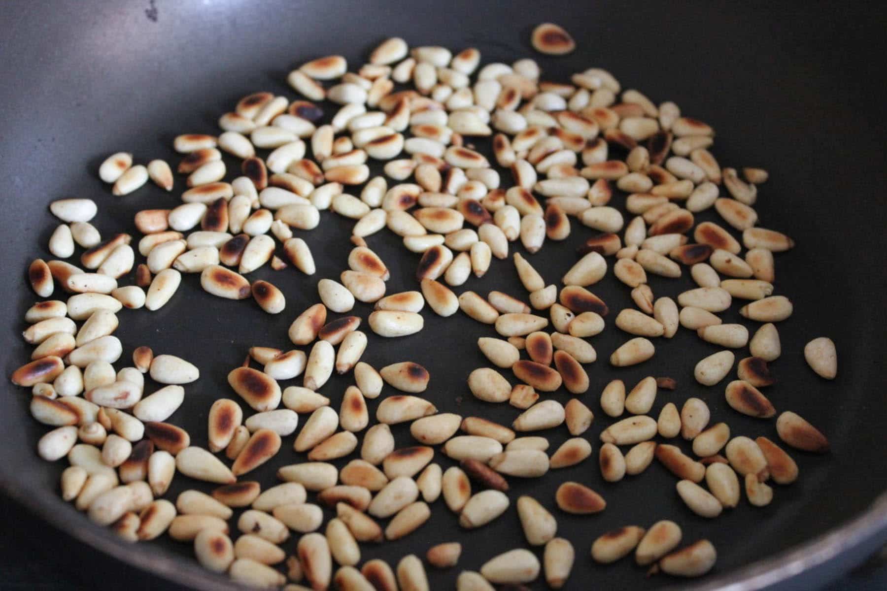 Farro-with-Kale-Pesto-Shaved-Zucchini-Parmesan-Marcona-Almonds-step-4