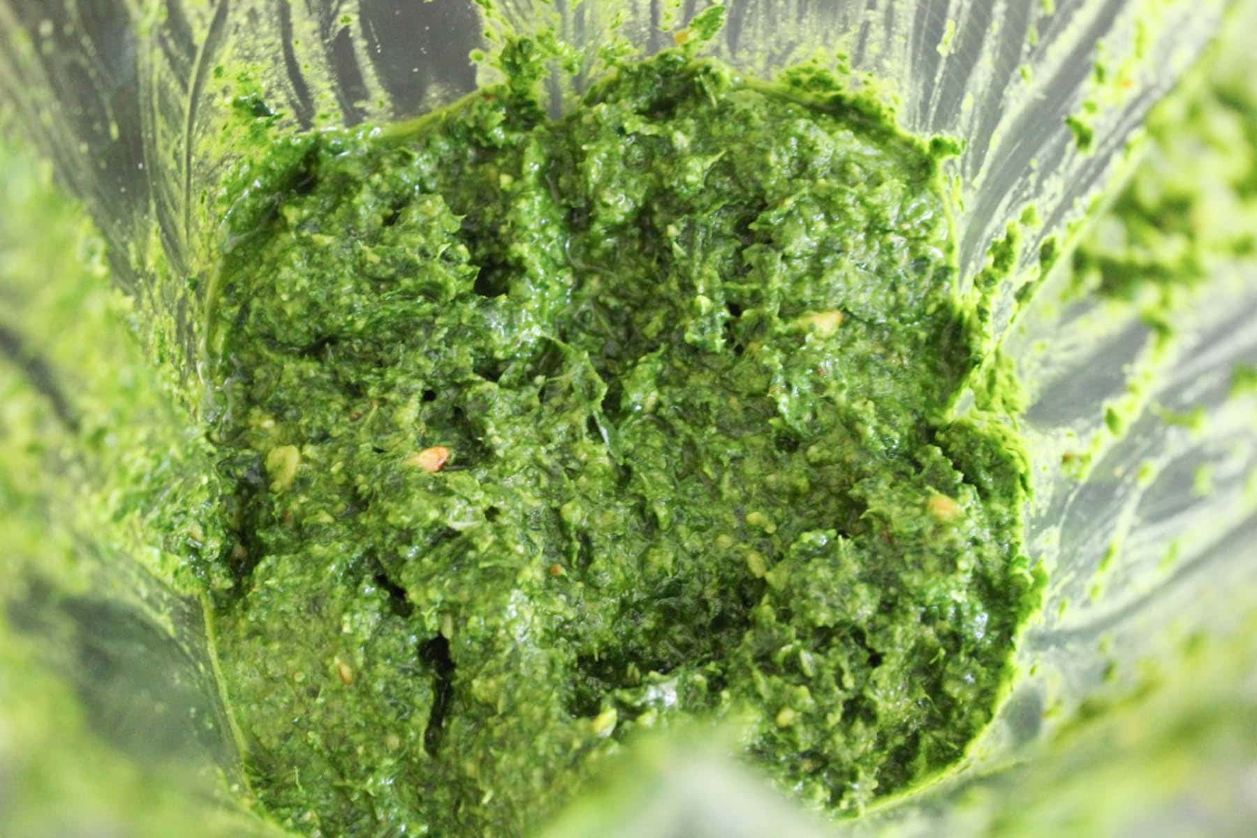 Farro-with-Kale-Pesto-Shaved-Zucchini-Parmesan-Marcona-Almonds-step-9