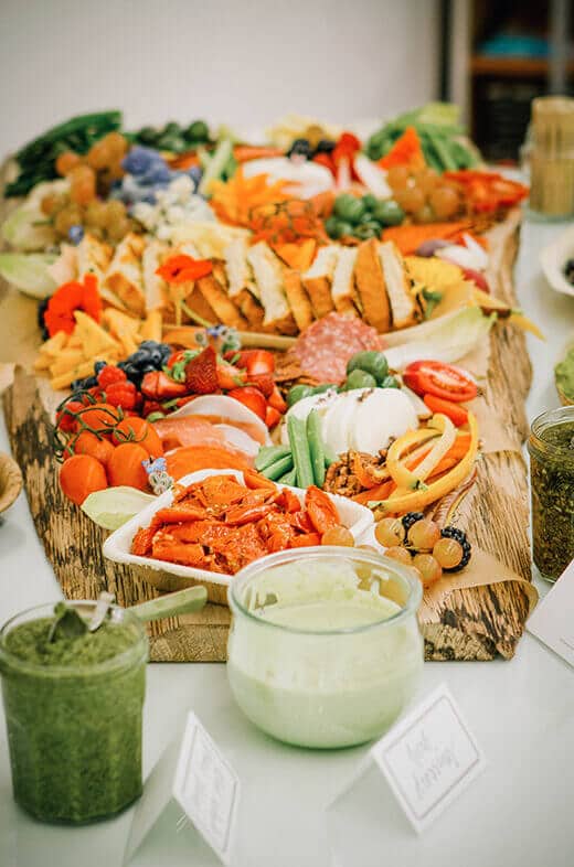 Crudite platter