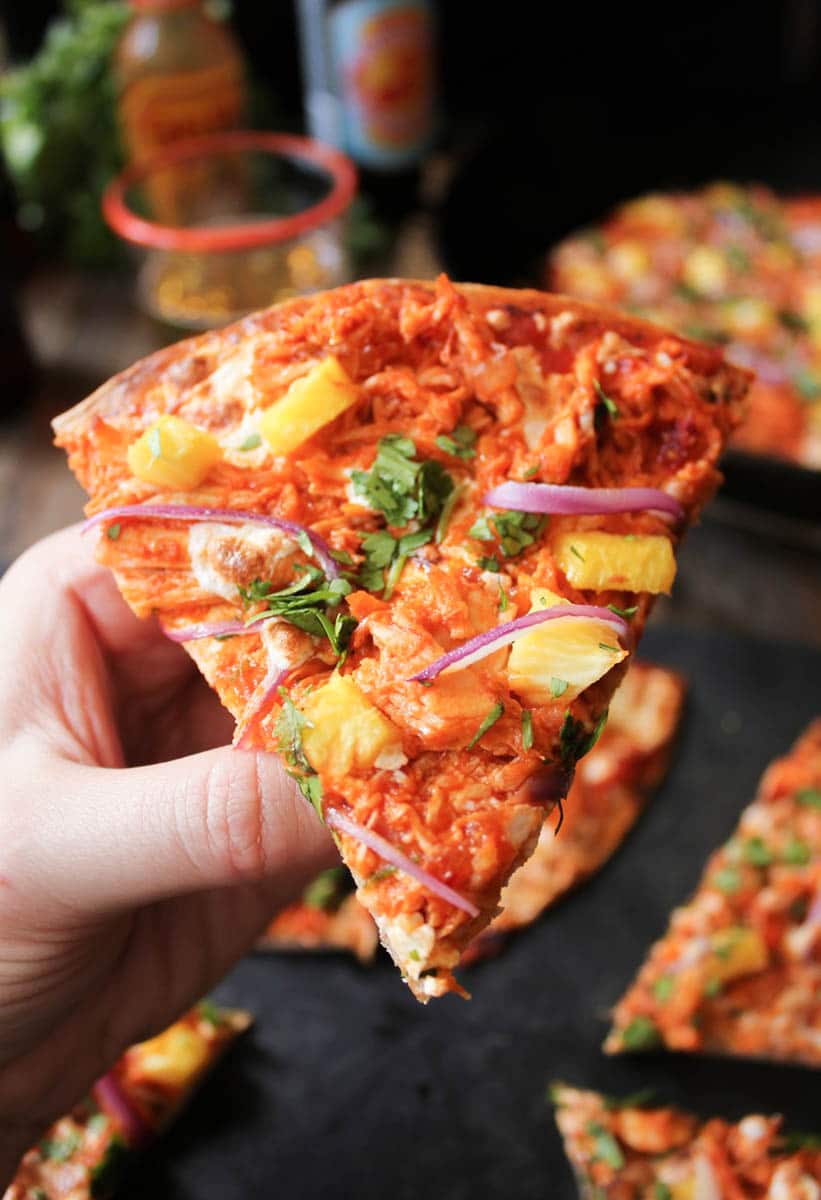 chipotle-chicken-tortilla-pizzas-with-pineapple-and-cilantro-7